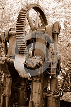 Vintage Mining Machine Gears 2