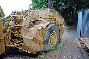Vintage mining machinery