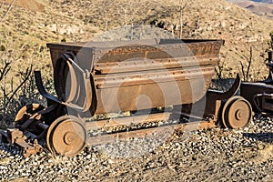 Vintage Mining Ore Cart