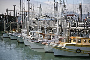 Vintage Monterey Clipper Fishing Boats