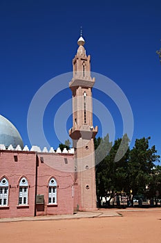 the vintage mosque in Omdurman, Khartoum, Sudan
