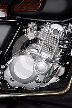 Vintage motorbike engine