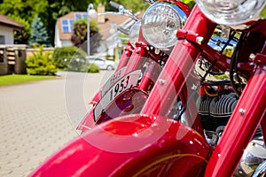 Vintage Motorcycle Detail