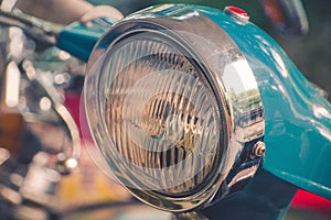 Vintage Motorcycle Headlight