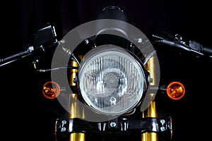 Vintage motorcycle headlights