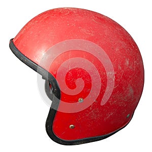 Vintage motorcycle helmet