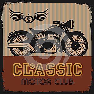 Vintage Motorcycle label