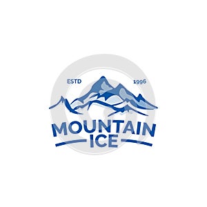 Vintage Mountain Outdoor Adventure Logo, Mountain logo, Badge Illustration. Vector logo template