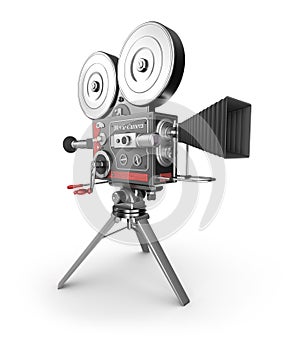 Vintage movie camera