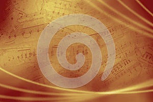 Vintage musical background