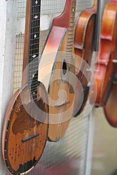 Vintage musical instruments