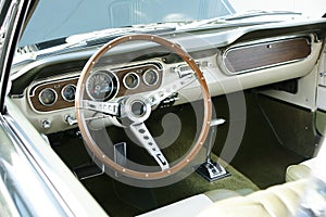 Vintage Mustang Dashboard