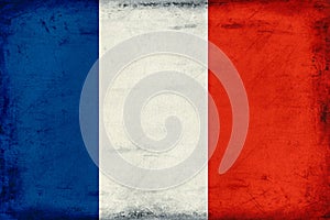 Starodávný vlajka z francie 