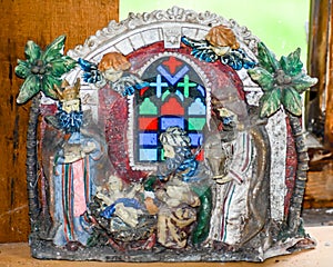 Vintage Nativity, Creche, Holy Family