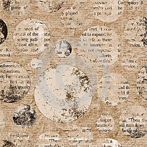 Vintage newspaper texture background