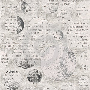 Vintage newspaper texture background