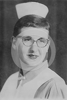 Vintage Nursing Student