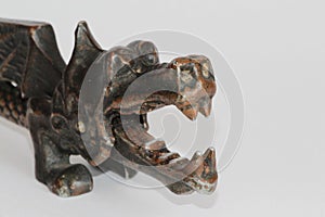 Vintage nutcracker in the shape of dragon