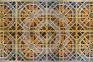 Vintage oak parquet