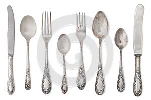 Vintage old cutlery