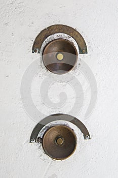 Vintage old doorbells