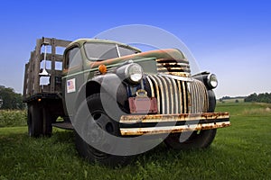 Vintage Old Farm Truck photo