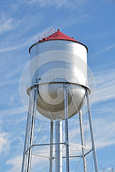 Vintage old fashioned style water tower