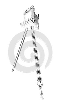 Vintage old film camera