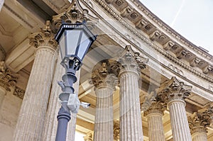 Vintage Old Justice Courthouse Column