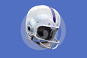 Vintage old style American Football helmet