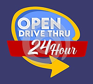 vintage open drive thru 24 hour