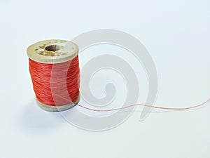 Vintage Orange Spool