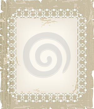 Vintage ornamental background for greeting card photo