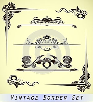vintage ornamental border