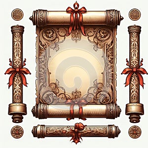 Vintage Ornate Scroll Frame