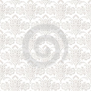 Vintage ornate seamless pattern