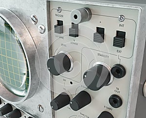 Vintage Oscilloscope Machine