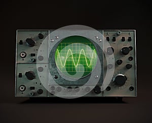 Vintage Oscilloscope Machine