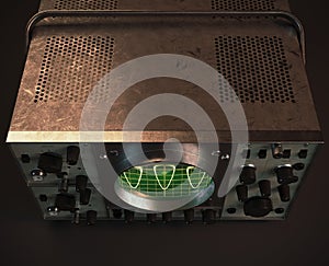 Vintage Oscilloscope Machine