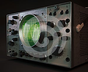 Vintage Oscilloscope Machine