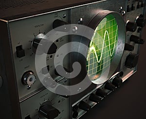 Vintage Oscilloscope Machine