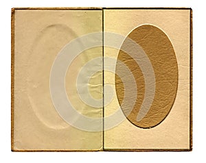 Vintage oval picture frame