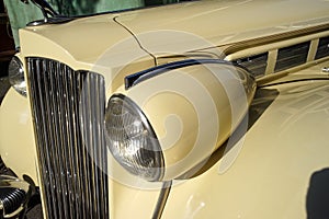 Vintage Packard Car  Sedan Detail