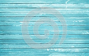 Vintage painted wooden wall background, texture of blue pastel color with natural patterns for design art work