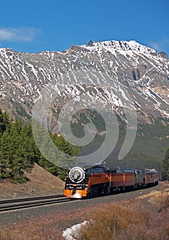 Antiguo pasajero el tren 