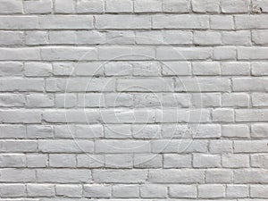 Vintage pattern, white tiles brick wall texture background