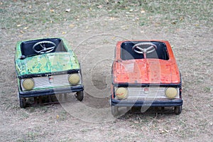 Vintage pedal cars