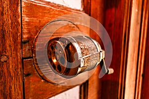 Vintage Pencil Sharpener attached to a Wall