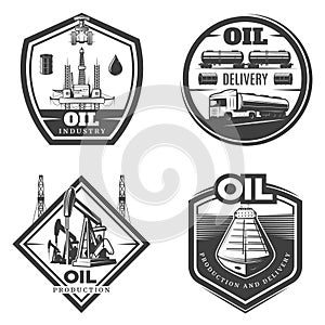 Vintage Petroleum Industry Labels