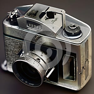 Vintage photo camera illustrazione reflex model